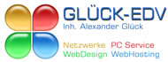 Gl&uuml;ck-EDV - WebDesign-WebHosting-PC-Service-Netzwerke